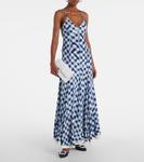 Кожаный клатч Maygot Manolo Blahnik, белый - фото 5