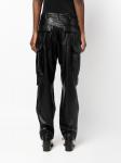 rag & bone брюки карго Sands из искусственной кожи, черный - фото 3