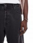 Jack & Jones alex мешковатые джинсовые шорты черного цвета - фото 3