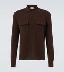 Шерстяная и кашемировая рубашка-оверсайз Allude - фото