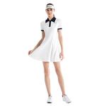 Женское платье с коротким рукавом PGA, белое - фото 6
