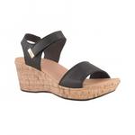 Летние босоножки-платформы в черном цвете NAOT - фото