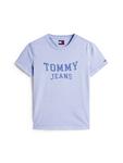 Рубашка Tommy Jeans VARSITY, синий/голубой - фото