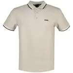 Поло с коротким рукавом BOSS Paddy, бежевый - фото