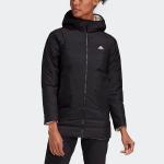 Пуховик женский черный Adidas - фото 6