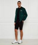 Шорты мужские Ea7 с лампасами, черный - фото 2