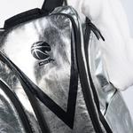 Рюкзак Li-Ning CBA All Star Player Backpack 'Silver Black', серебряный - фото 5