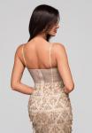Ombre Вечернее платье в золотом цвете - фото 7