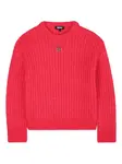 Свитер крупной вязки Dkny Kids, розовый - фото