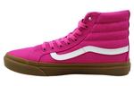 Женские кроссовки для скейтбординга Vans SK8 HI, pink - фото