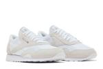 Кроссовки Classic Nylon 'Triple White', белый - фото 8