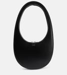 Кожаная сумка через плечо Coperni, черный - фото