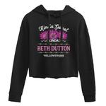 Худи с рисунком Yellowstone "Kinda Beth Dutton" Licensed Character, черный - фото