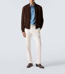 Хлопковая рубашка Zegna, Light Blue - фото 2