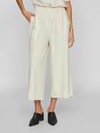 Тканевые брюки Vila Culotte, кремовый - фото 4