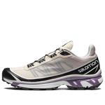 Кроссовки xt-6 ft 'beige black purple' 414705 Salomon, бежевый - фото
