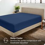 Ультрамягкая простыня с двойной щеткой Bare Home, черный - фото 4