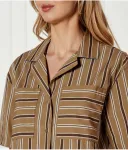 Рубашка Бруннера Cropped fit Max&Co., бежевый - фото 4