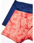 Боксеры Tommy Bahama Mesh Tech, цвет Solid Navy/Coral Leaves - фото 2
