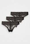 Трусы DORINA ESSENTIAL THONG 3 PACK, Black - фото