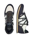 Кроссовки мужские Armani Exchange комбинированные, черно-бежевый - фото 4