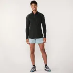 Активный свитер с молнией на четверть Smartwool, Black - фото 4