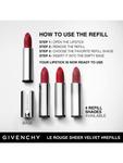 Le Rouge помада-карандаш с бархатным матовым покрытием Givenchy, 39 Rouge Grenat - фото 6