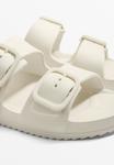 Мюли BUCKLED - Pool slides OYSHO, белый - фото 6