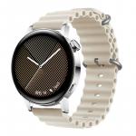 Biaodaige Часы Strap Huawei Compatibility Silicone Material, White - фото 6