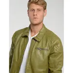 Кожаная куртка JCC "3102231", оливковый - фото 2
