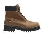Мужские ботинки Timberland Premium Stack Boot кожаные, коричневый - фото