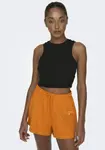 Only майка "ONLVILMA S/L CROPPED TANK TOP JRS NOOS", черный - фото