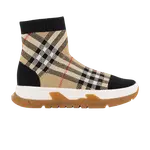 Кроссовки Burberry Union Sock Sneaker Kids, бежевый - фото