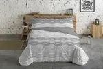 Комплект постельного белья Mojacar Grey, двуспальный, 3 предмета Hosteline - фото