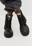 Ботильоны на шнуровке Cesare Gaspari, черный - фото