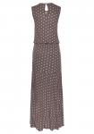 Женское платье макси в горошек LASCANA, мультиколор - фото 4
