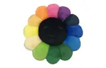 Takashi Murakami Плюшевая игрушка цветок 2M Rainbow/Black - фото 3