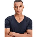 Футболка с коротким рукавом Jack & Jones Basic V-Neck, синий - фото 3