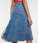 Джинсовая юбка миди Stella McCartney, Medium Blue - фото 5