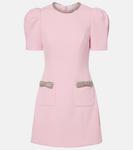 Неми с отделкой креп мини-платье Rebecca Vallance, Light Pink - фото