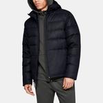Куртка sportstyle down hooded jacket 'black' Under Armour, черный - фото 4