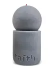 Свеча Lulu Taith, серый - фото