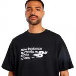 Футболка New Balance Numeric Stacked Graphic, черный - фото 4