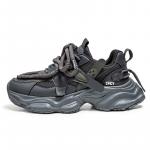 Кроссовки мужские толстые низкие Tfky, черный - фото