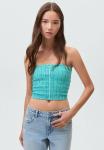 Топ Mango Kids TEEN, Turquoise - фото 2