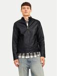 Куртка из искусственной кожи облегающего кроя Dylan 12261195 Jack&Jones, черный - фото