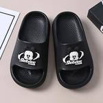 Противоскользящие дышащие тапочки для детей BOBDOG, черный - фото 3