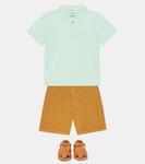 Кожаные сандалии waff papy Pom D'Api, коричневый - фото 2