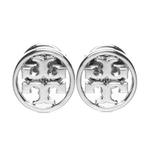 Логотип Подробные Серьги TORY BURCH, серебро - фото 3