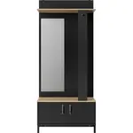 Вешалка Gami «Store», с зеркалом, цвет Eiche Sonoma / Schwarz - фото 3